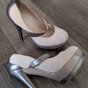 Jessican Simpson Nude Pumps, Size 7.5